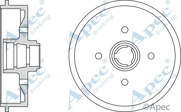 APEC BRAKING Bremžu trumulis DRM9120